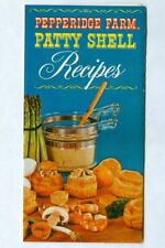Vintage 1950s PEPPERIDGE FARM Patty Shell Recipes Pamphlet with 10¢ Coupon picture