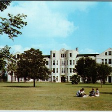 c1950s Seguin, TX Texas Lutheran College Main Building Chrome Campus Photo picture