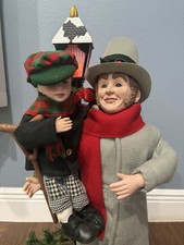 Vtg 95 Holiday Creations Tiny Tim Scrooge 36