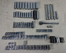 Lot of 94 S-K Tools U.S.A. SAE Metric 1/4