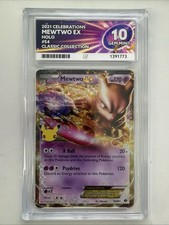 Pokémon TCG Mewtwo EX Celebrations ACE 10 picture