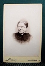 antique CHRISTIANA PA early PHOTOGRAPH ~OLD LADY, PETITE GRANNY picture