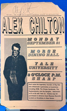 SIGNED FLYER: Alex Chilton Yale University WYBC 94.3 picture