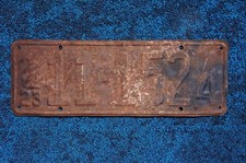 1923 Arizona License Plate picture