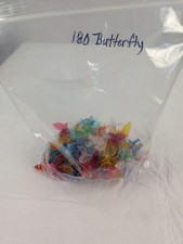 180 Vintage Peg Butterfly Lights for Ceramic Christmas Trees picture