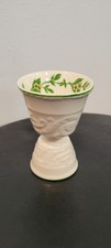 Steubenville Orange Blossom Double Egg Cup Adam Antique Embossed Pattern Vintage picture