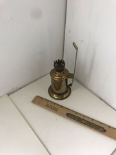 Vintage / Antique French 1900's Hairloom Brass Une Lampe Pigeon Oil Lamp picture