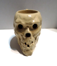 1930s-50s TEPCO USA CHINA SKULL MUG Mid Century Long Jaw Vintage Americana Tiki picture