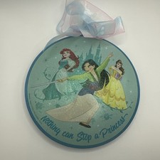 Disney Parks Nothing Can Stop a Princess 6” Ornament ARIEL, Belle, Mulan ~ NWT picture