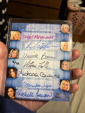 2005 BENCHWARMER 8 AUTOGRAPH CARD 5 Playmates MADISON LYNN RIP FULLER COUSINO #d picture