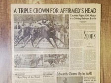 1978 Jun 11: LA Times Triple Crown For Affirmed Belmont Stakes Win Horse Racing picture