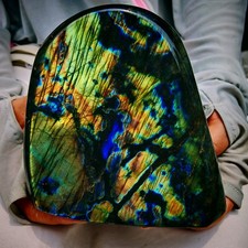 5.5 LB Natural Polished Labradorite Freeform Specimen Iridescent Flash decor picture