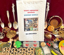 Estate Finds-Mixed smalls: Jewelry, Coins, Stamps, Watch, 10+vintage - lot D66 picture