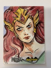 2025 Upper Deck Batman Metal Sketch Card 1/1 - Mera - Morvan LeRest picture