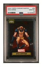 WOLVERINE 2024 Topps Chrome Marvel #88 PSA 10 picture