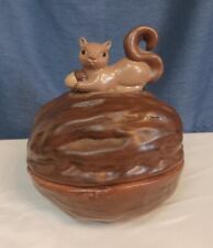 Kitsch Squirrel Cookie Jar Vintage Ceramic Kitchen Home Decor  picture