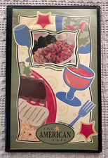 Vintage - The American Cafe Restaurant Menu - 1990’s. Beautiful condition picture