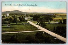 Hancock Avenue Looking South Gettysburg Pennsylvania PA 1913 Postcard picture