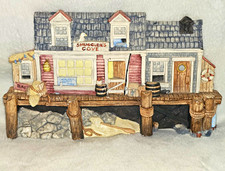 Brian Baker's Déjà Vu Collection 1529 Smuggler's Cove Resin Signed on Rocks 1980 picture