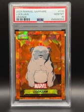 2024 Topps Chrome Marvel Sapphire #133 Lockjaw Orange 25/25 ≈1/1 PACK FRESH NM picture
