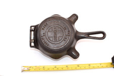 Griswold 00 Erie PA 570 A Mini Cast Iron Skillet Ashtray with Match Holder picture