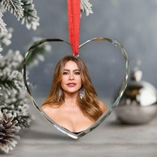 Sofía Vergara Christmas Ornament, Celebrity Fan Holiday Gift, Acrylic or Glass picture