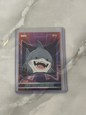 2026 Topps Marvel Neon JEFF THE LAND SHARK Diamante /69 Purple picture