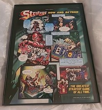 Stratego Strategy Board Game Hasbro Print Ad 1997 Framed 8.5x11  picture