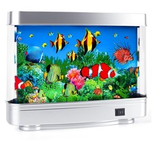 Thosolth Frutiger Aero Fish Lamp Aquarium Lamp, Marine Reef Fake Fish Tank picture