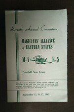 Magicians' Alliance of Eastern States 1949 Annual Convention Brochure picture