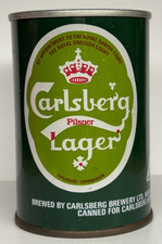 Carlsberg EMPTY 275 ml. Straight Steel Beer Can (United Kingdom) picture