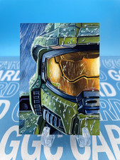 GGC Studio Halo Master Chief Hand Drawn Custom Art Sketch Card 1/1 AUTO picture