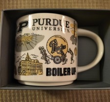 NEW 14oz Starbucks Purdue University, Been There Campus Collection MUG With Box picture