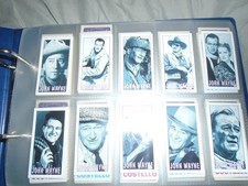 ONE COMPLETE SET TRADE CARDS TRIBUTE COLLECTIBLES JOHN WAYNE picture
