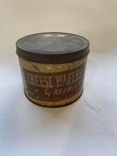 Vintage Keebler Cheese Wafers Tin 12 Oz picture