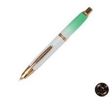 PILOT Capless Fountain Pen Emerald Glow Limited Edition Green Gradient with Gold picture