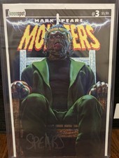 Mark Spears Monsters #3 Frankenstein Variant SIGNED Silver Spears HSVEXPO NM picture