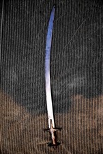 Indian Tulwar/Talwar with Silver koftgiri 90% intact European blade late 1800’s picture