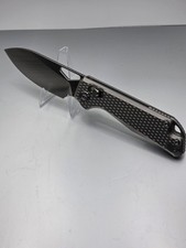 Kunwu Knives Pulsar ambi Lock Gray Titanium Folding Elmax Pocket Knife picture
