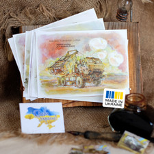 POSTCARD UKRAINIAN COTTON COMPLETE SET OF ORIGINAL POSTCARDS picture