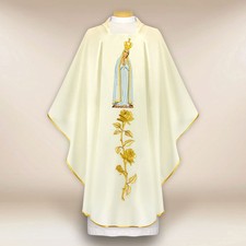 Embroidered Chasuble “Our Lady of Fatima” picture