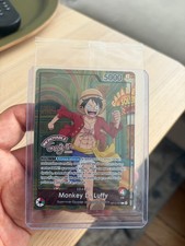 TCG One Piece Card - Monkey D Luffy Leader OP13-001FR - Luffy Musée Grévin picture