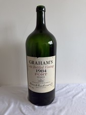 Graham’s 1984 Late Bottled Vintage Port 6L Empty Bottle Bar Pub Display picture