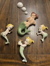 Vintage (50’s -60’s) Set Mermaids Wall Plaques picture