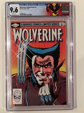Wolverine Limited Series #1 CGC 9.6 Near Mint+ WHITE Pages/New Slab/Custom Label picture