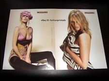 vintage MISSONI 4-Page PRINT AD Fall 2003 KATE MOSS Mert Alas & Marcus Piggott picture