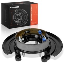A-Premium Rear Driver Loaded Parking Brake Backing Plate Assembly picture