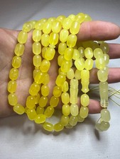 Natural Ukraine amber g ISLAMIC 33+3 PRAYER ROSARY BEADS Tasbih Misbaha gift picture