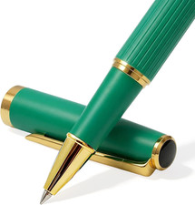 Rollerball Pen Smooth Writing Ballpoint Pens Gift Set, Metal Body picture