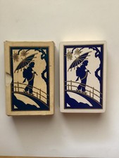 Vintage Art Deco “GEISHA SILHOUETTE” Playing Cards,RUSSELL PCC, c.1920’s picture
